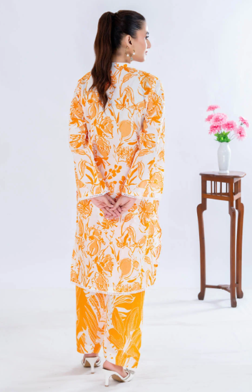 2 Piece Unstitched Printed Lawn Suit TLP