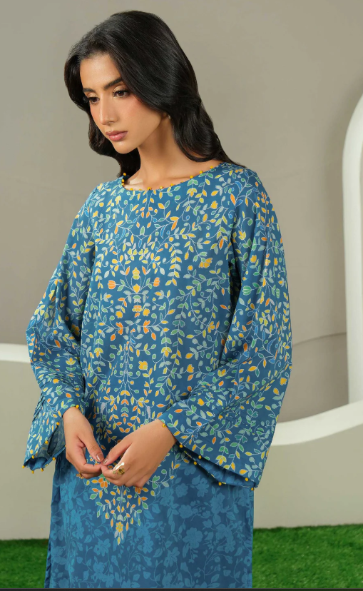 2 Piece Lawn Suit-Printed (Unstitched)