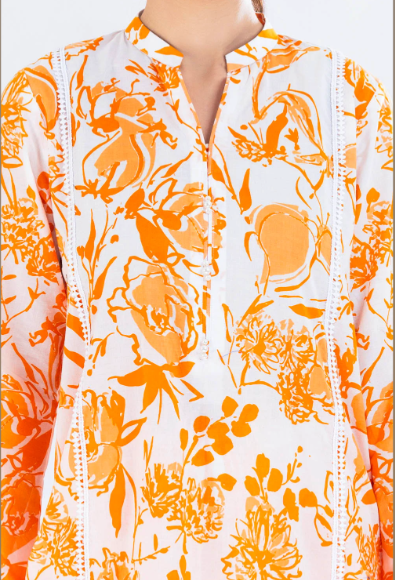 2 Piece Unstitched Printed Lawn Suit TLP